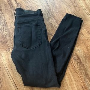 Madewell 9” mid rise skinny Jean black
